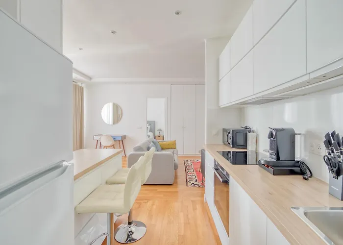 Daire Champs Elysees 1br Prime Location Renovated